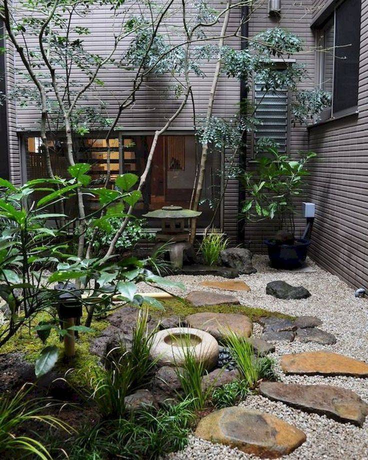 Patio Interior Japanese Garden Backyard