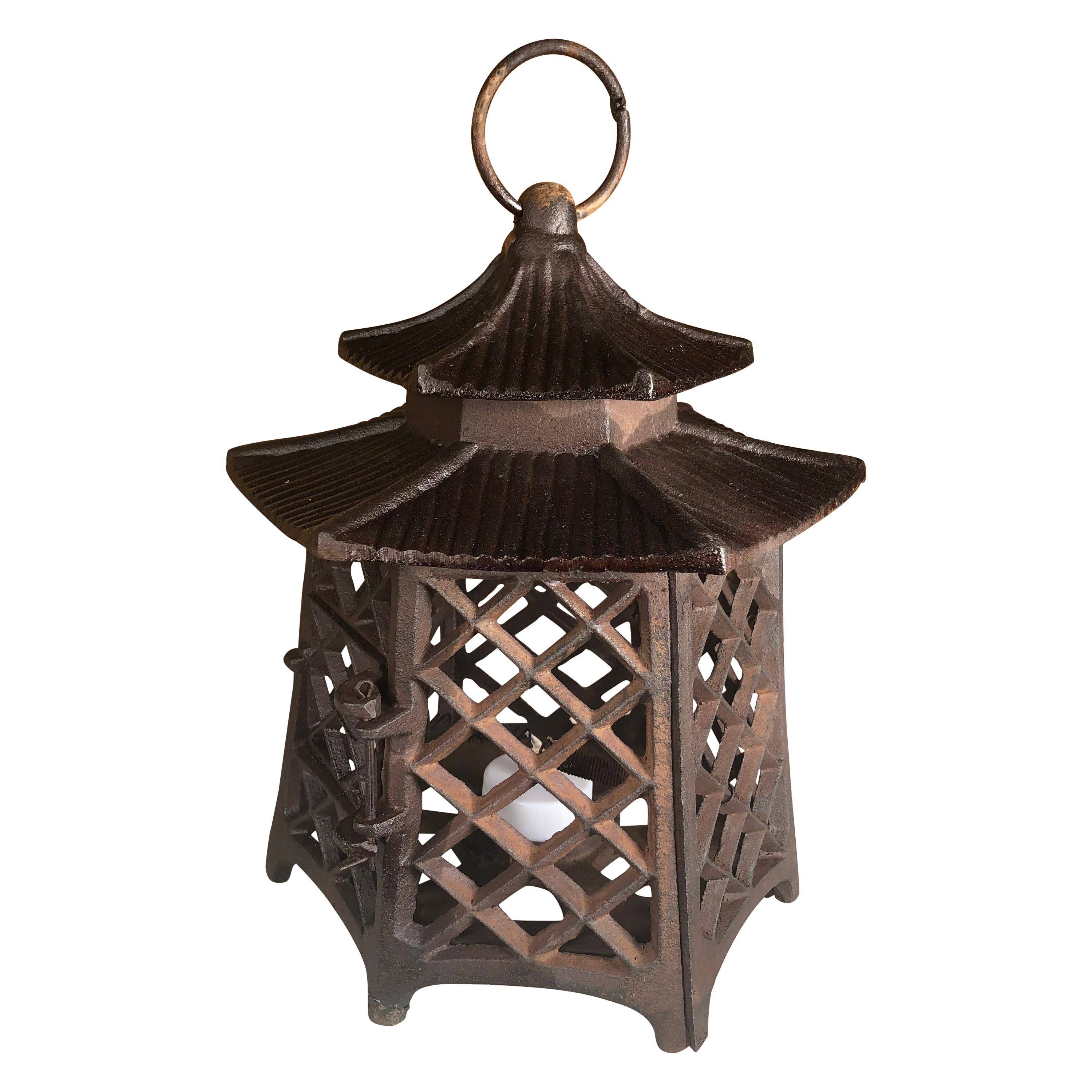 Kodai Rokkaku Yukimi Japanese Stone Lantern