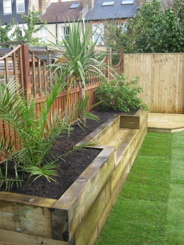 Sleeper Flower Bed Garden Seat