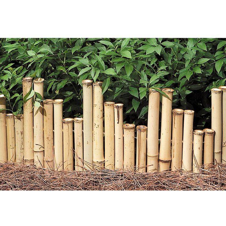 Bamboo Garden Edging Ideas Bamboo Edging Panel Japanese Garden