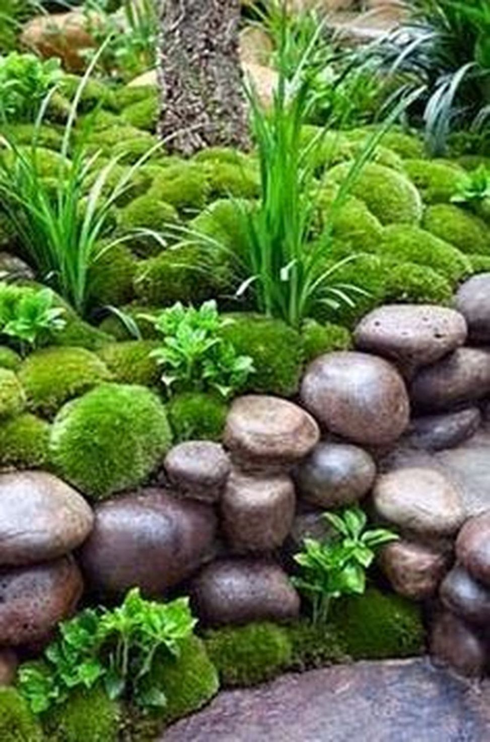 Nice Beautiful Moss Gardening Ideas