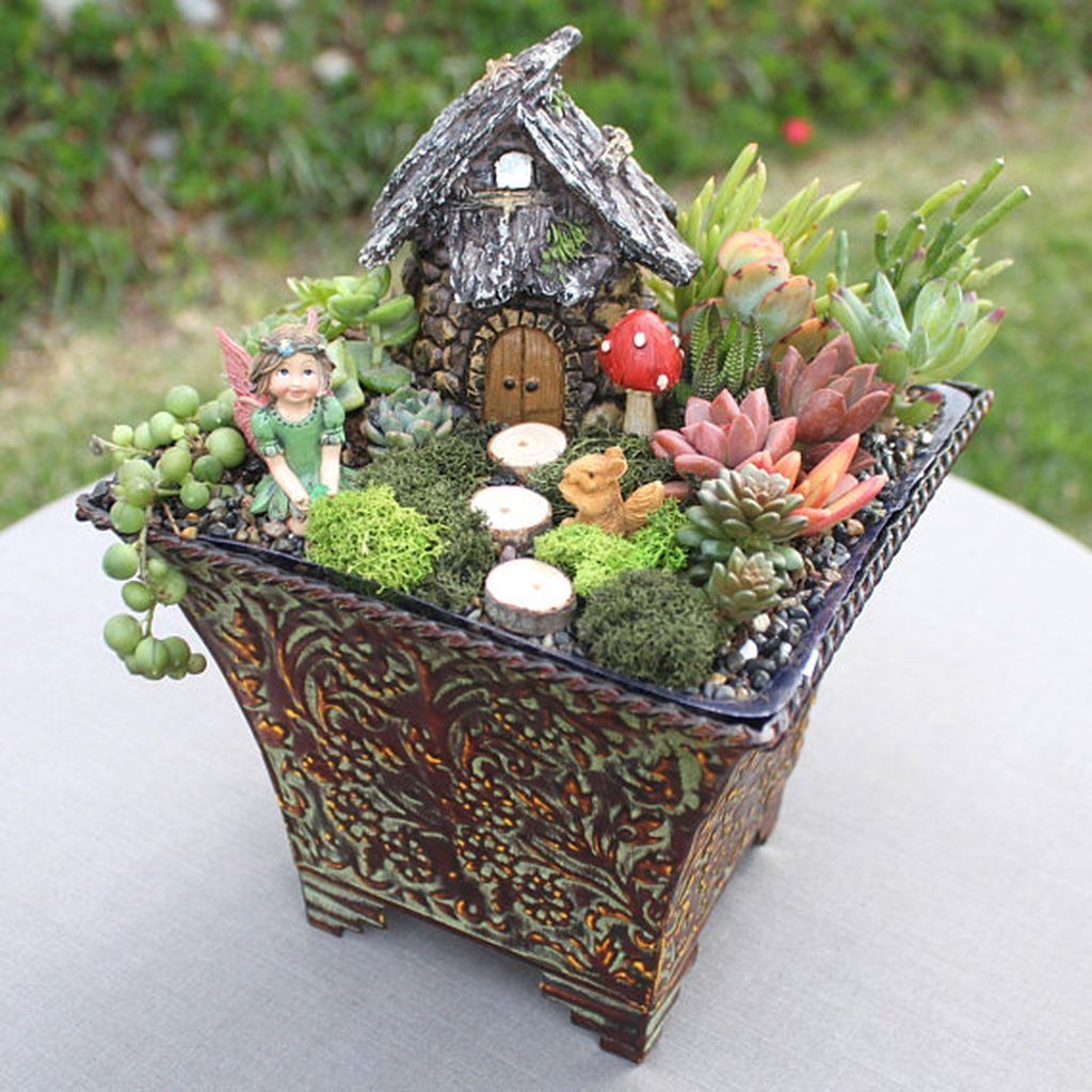 Faux Succulent Arrangement