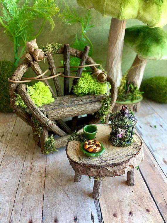 Diy Miniature Potting Bench