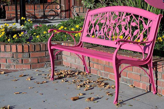 Freelywheely Garden Bench Pink