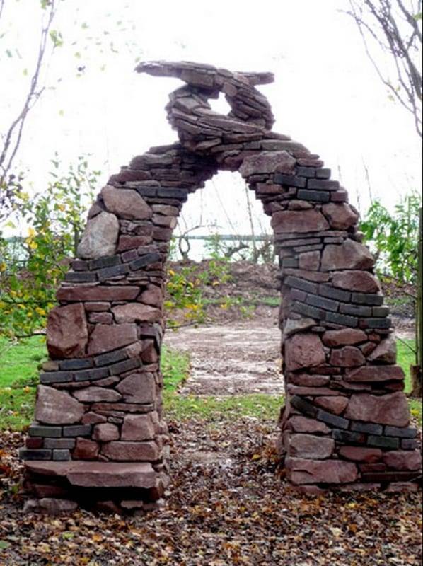 A Stone Garden Arch