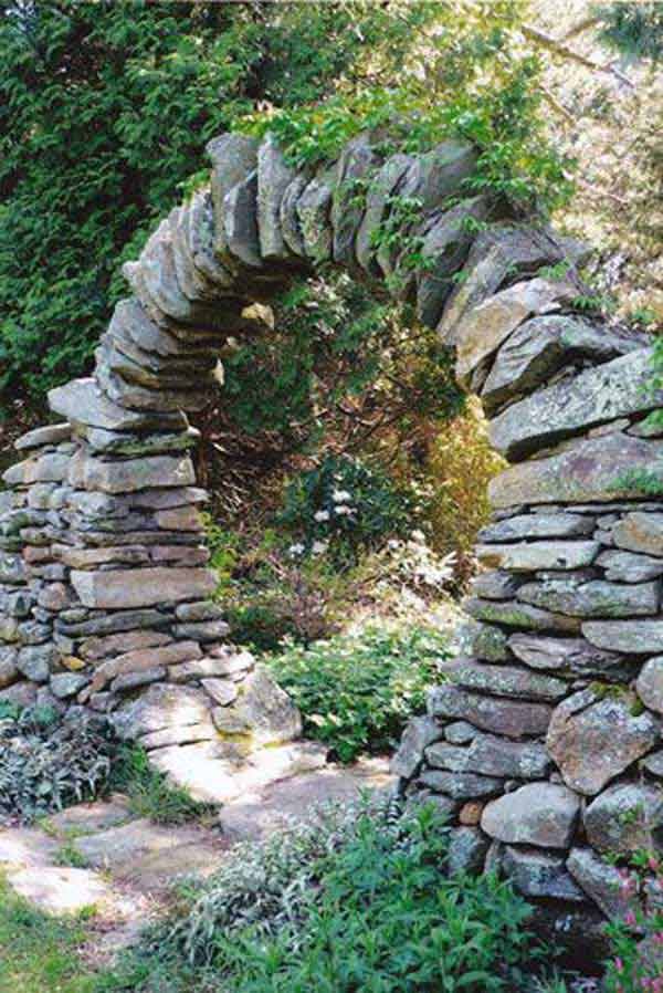 Arches Metal Stone Wood And Plastic Arbor Ideas