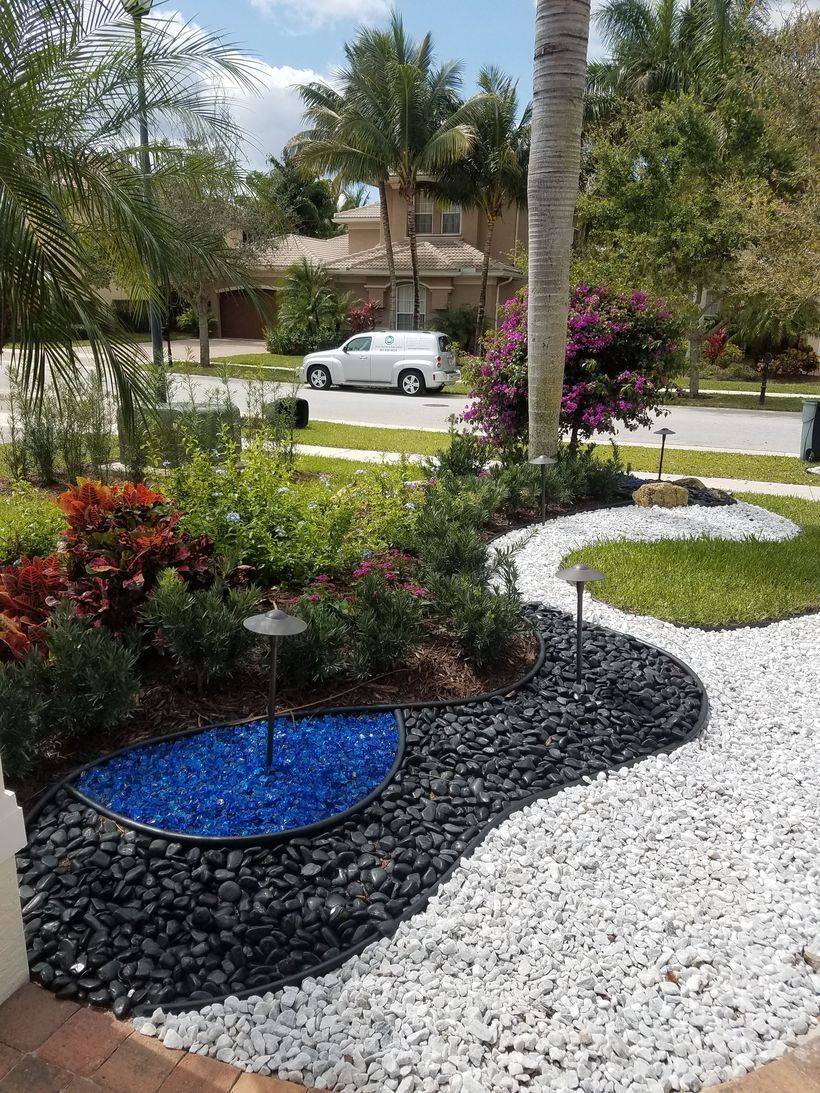 Fantastic White Stone Landscaping Ideas