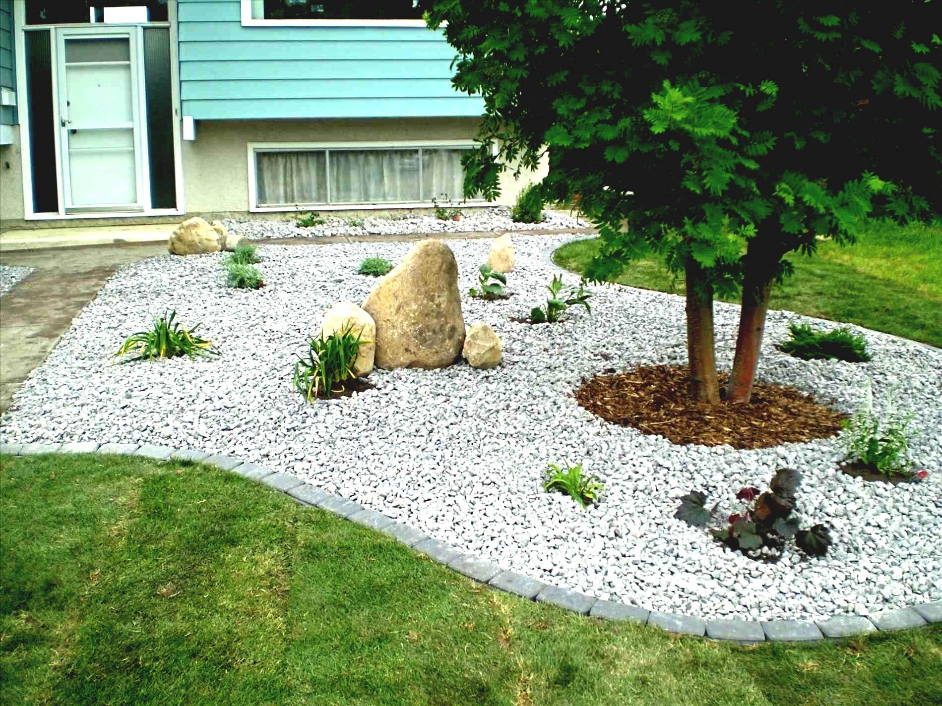 Fantastic White Stone Landscaping Ideas