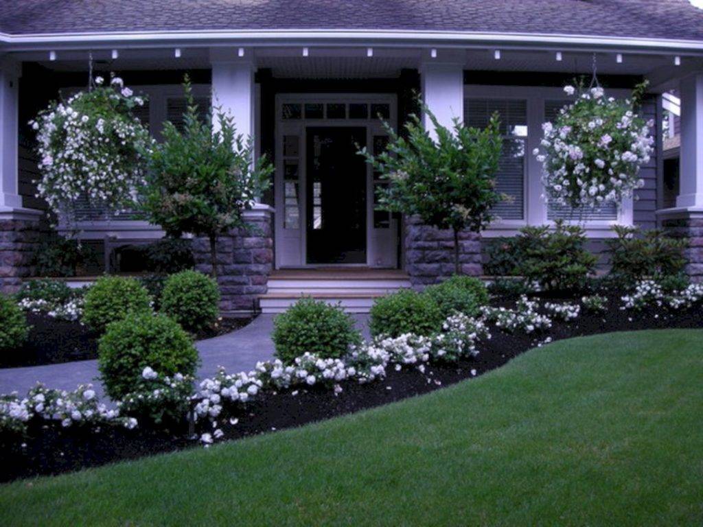 Lovely Front Entryway Landscape Ideas Home