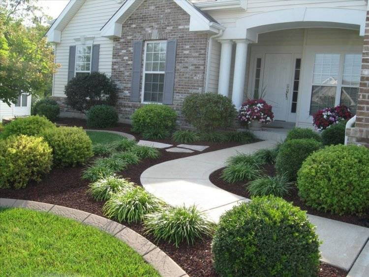 Simple And Small Front Yard Landscaping Ideas