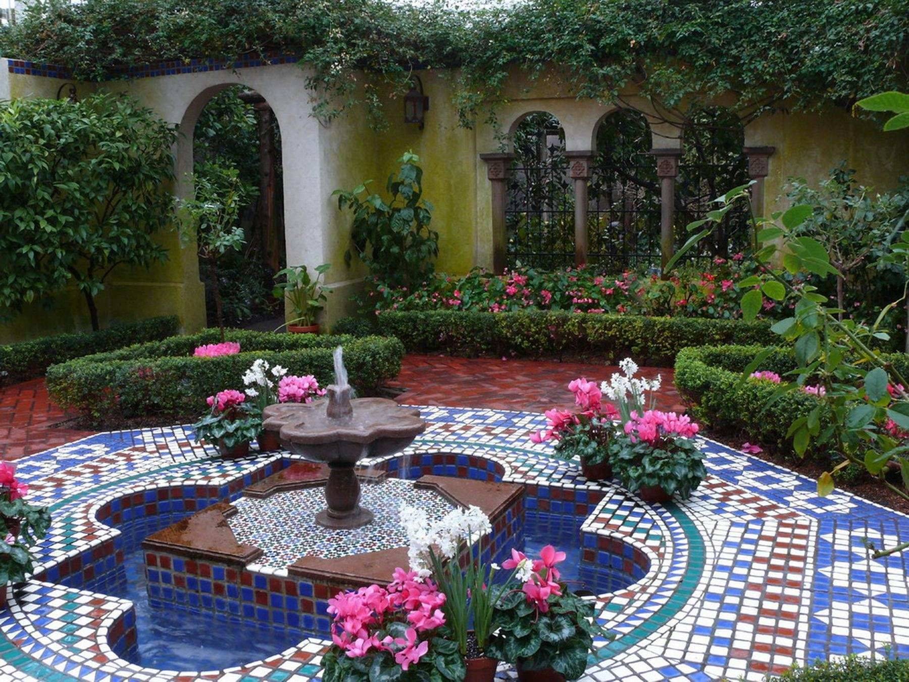 Moroccan Garden Arbia Better Backyard Garden Decor Ideas