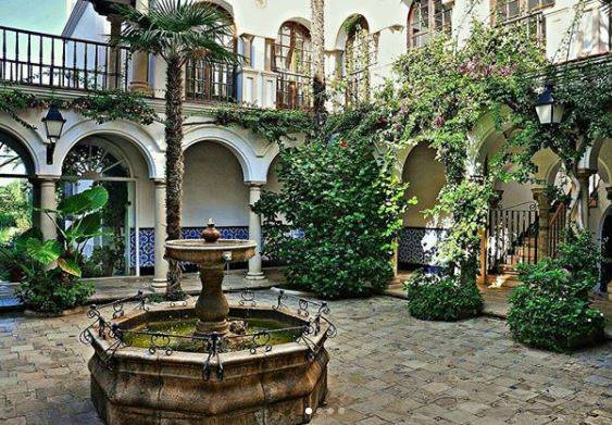 Spanish Style Courtyard