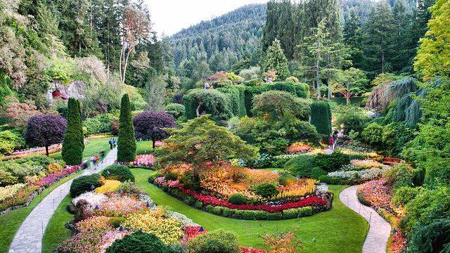 Sunken Garden Path