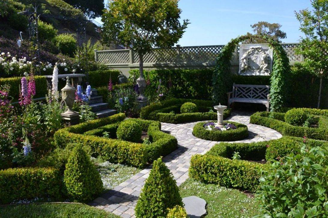 Formal Garden Patio Images Sloped Garden