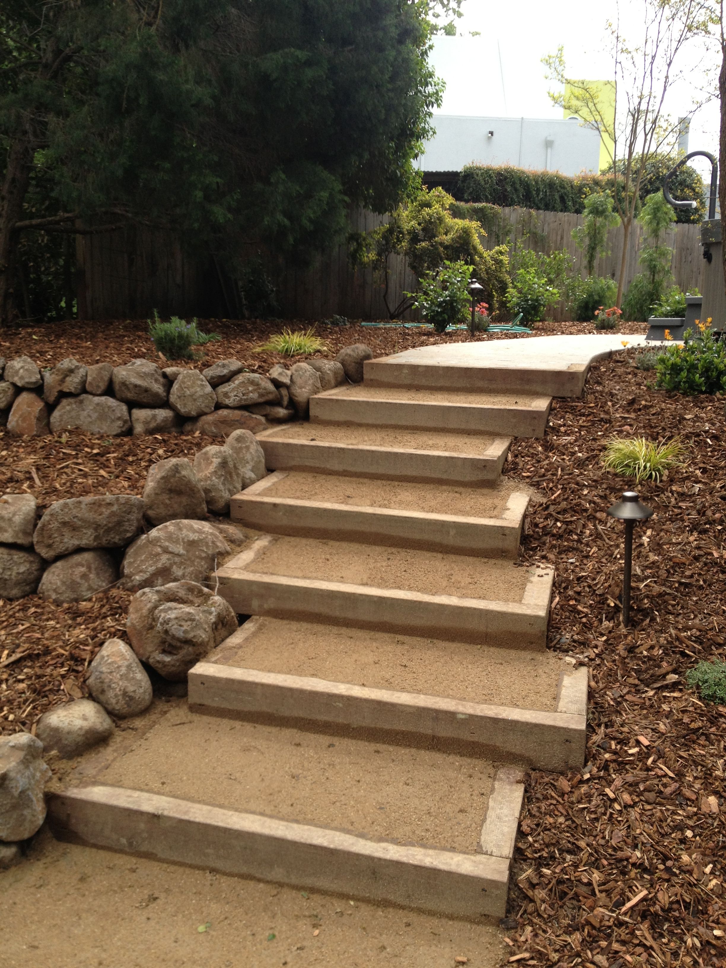 Backyard Walkway Design Walkways