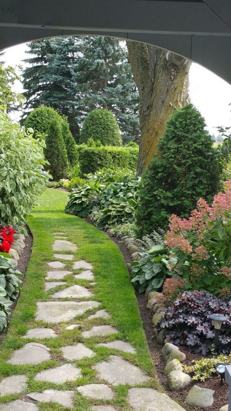 Beautiful Backyard Garden Path