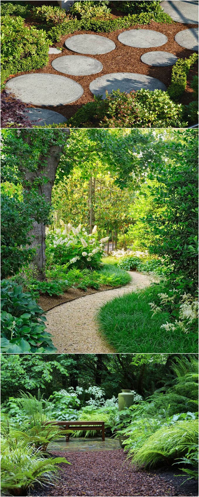 Beautiful Backyard Garden Path