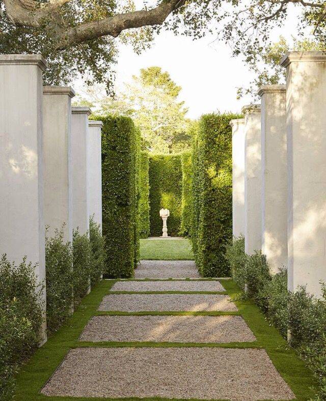 Landscape Narrow Side Courtyard Design
