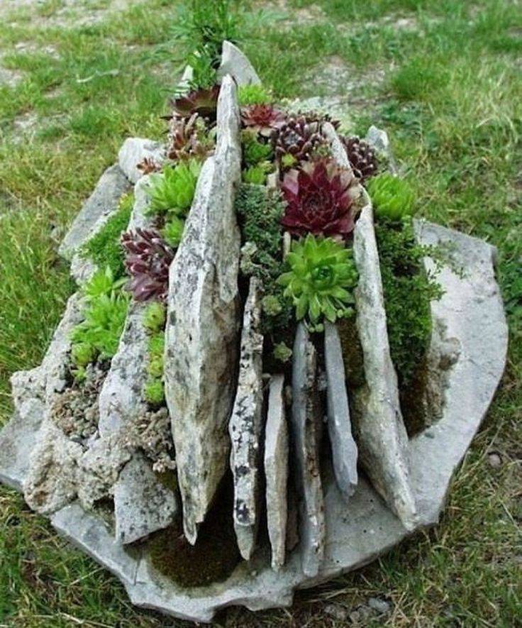 Cool Unique Rock Garden Ideas