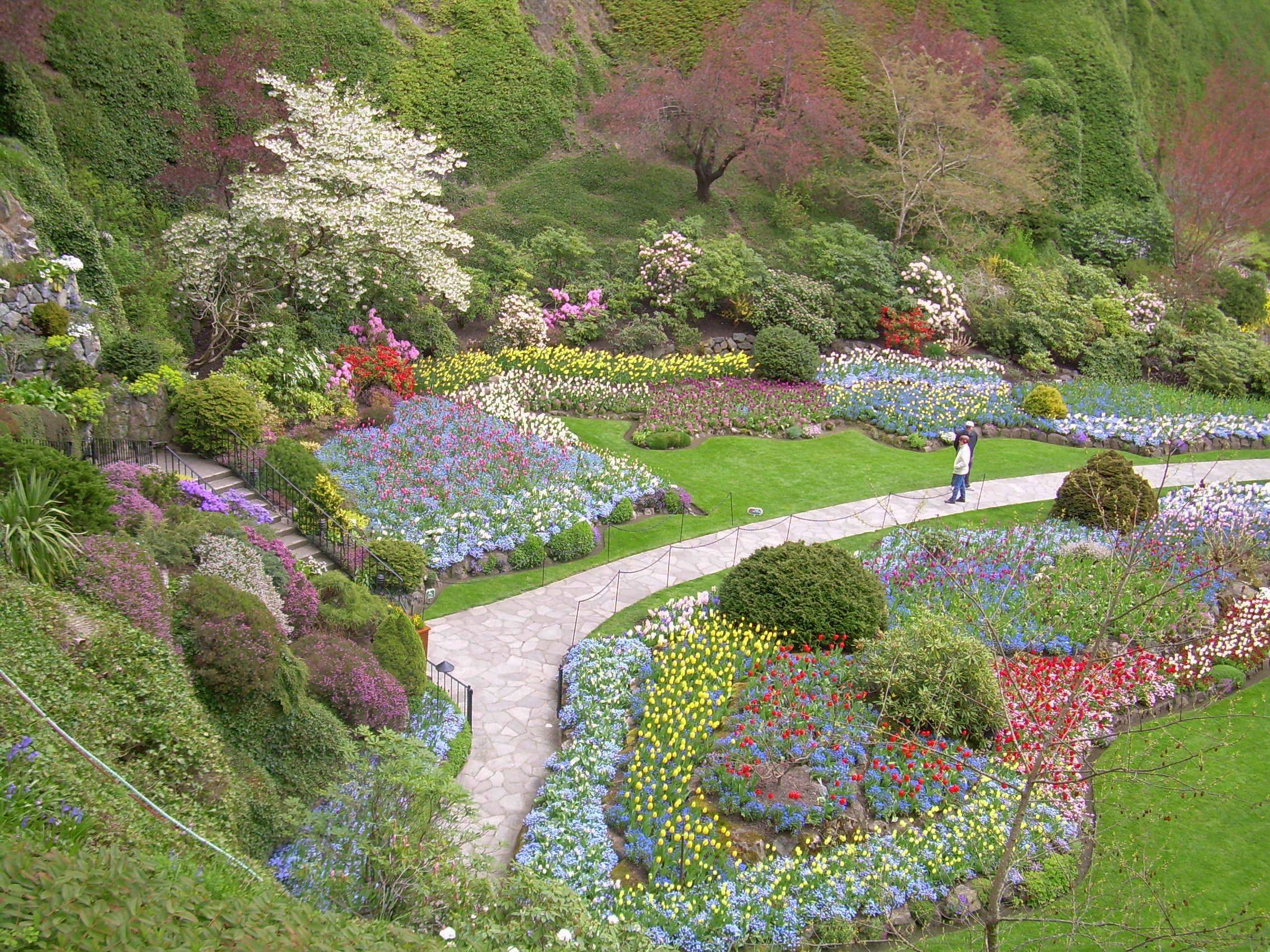Canada Butchart Gardens Victoria Bc Botanical Gardens