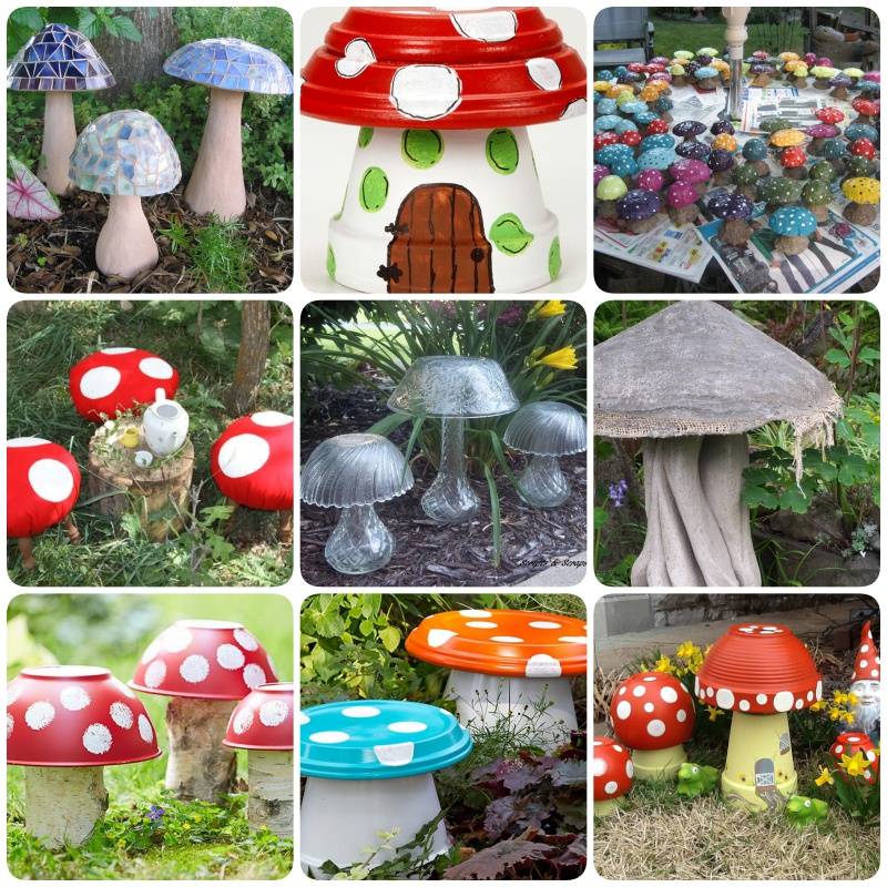 24 DIY Mushroom Garden Decor Ideas For This Year SharonSable