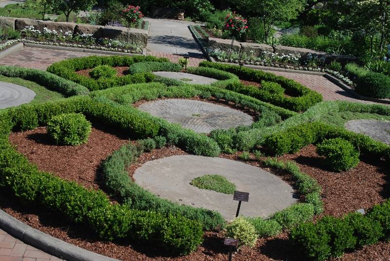 Stock Photo Traditional Knot Garden