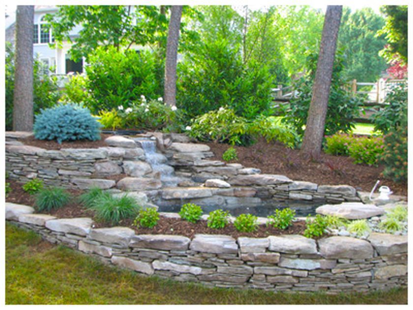 Diy Stone Flower Beds