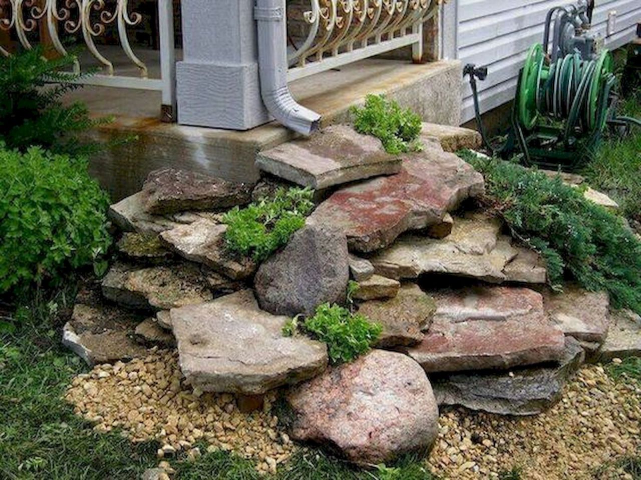 Rustic Flower Beds
