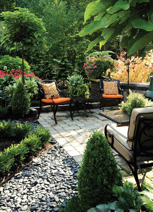 Front English Small Yard Patio Garden