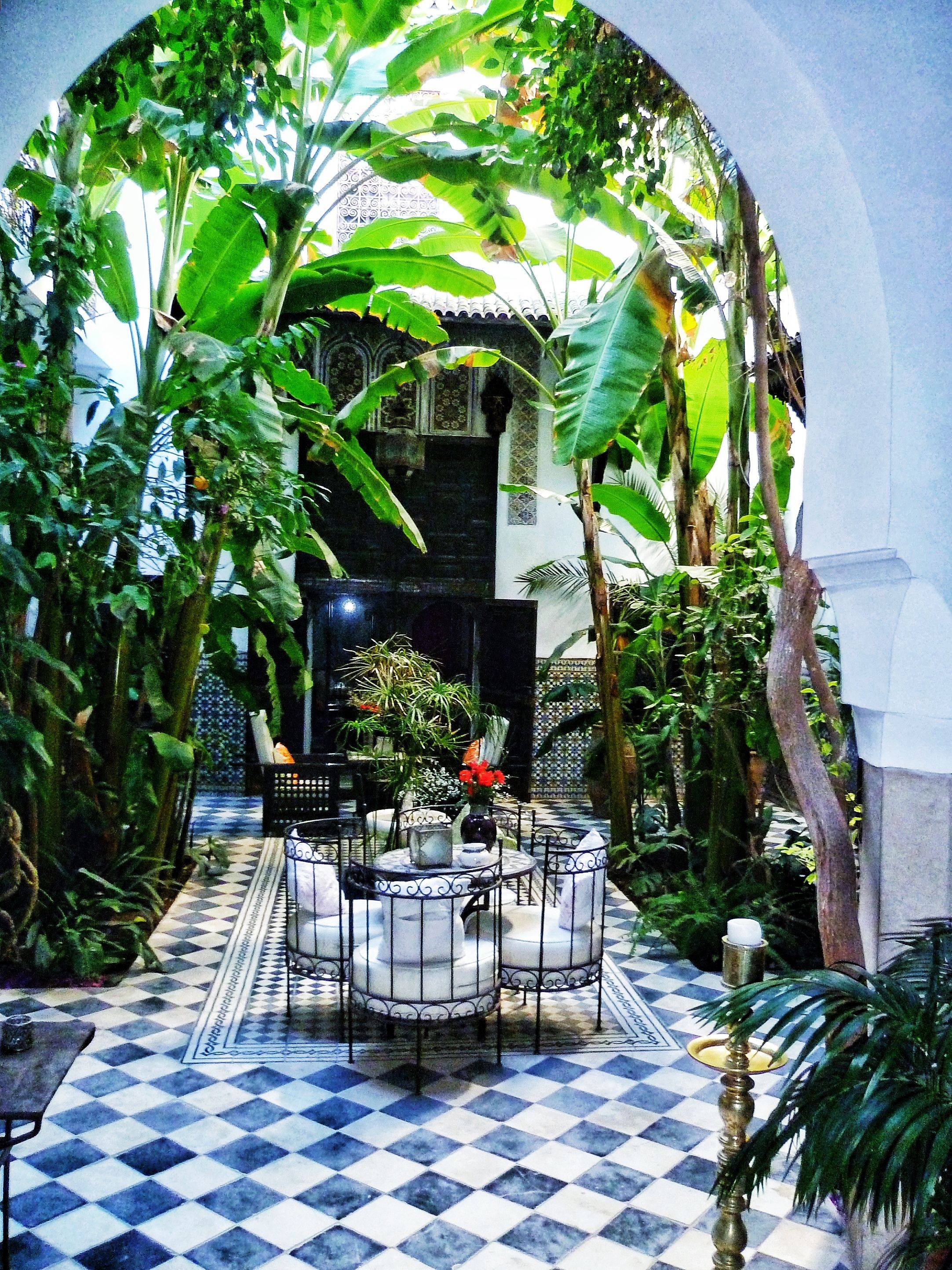 A Moroccan Courtyard Garden Very Charming