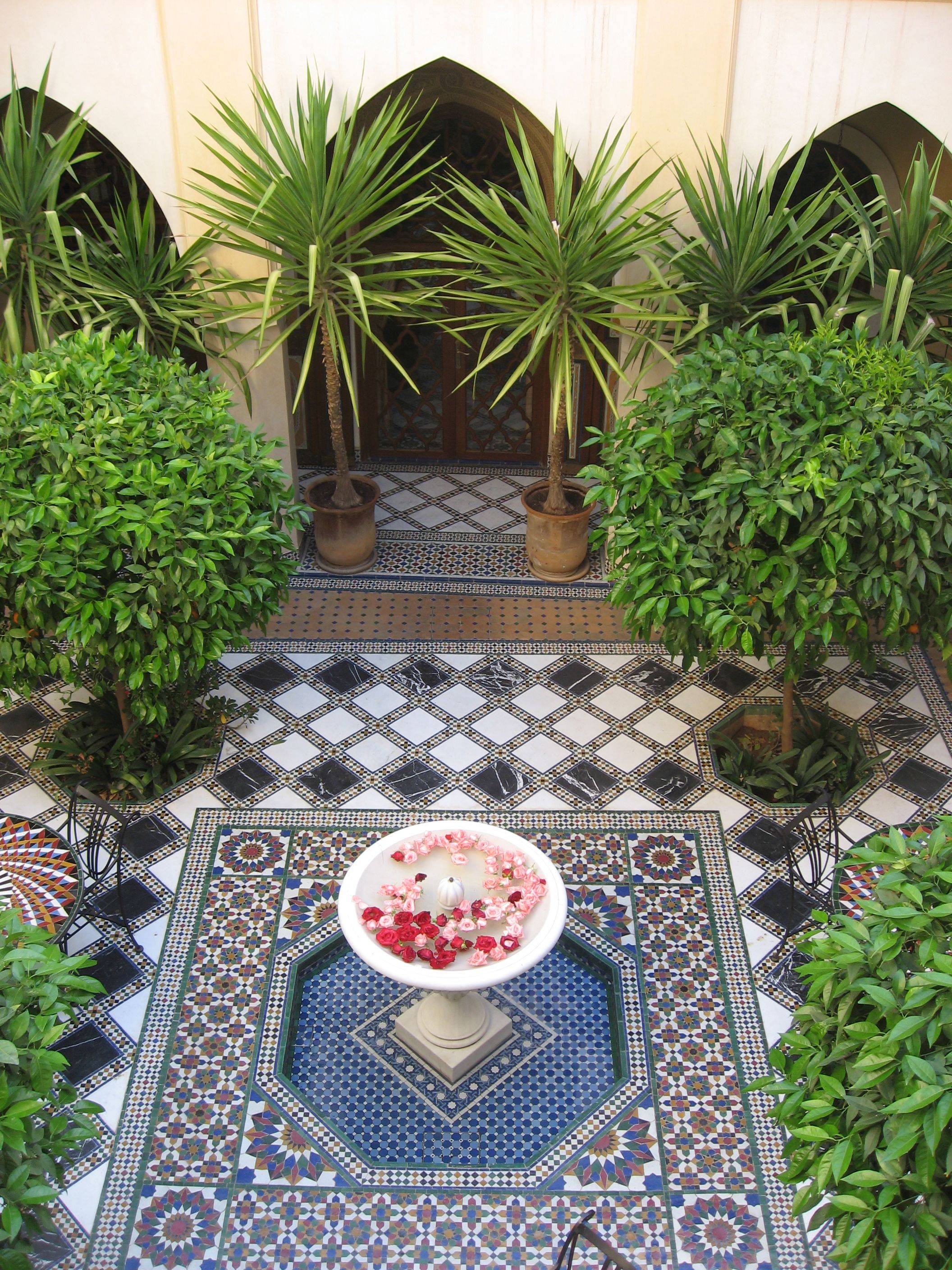 Moroccan Courtyard Garden