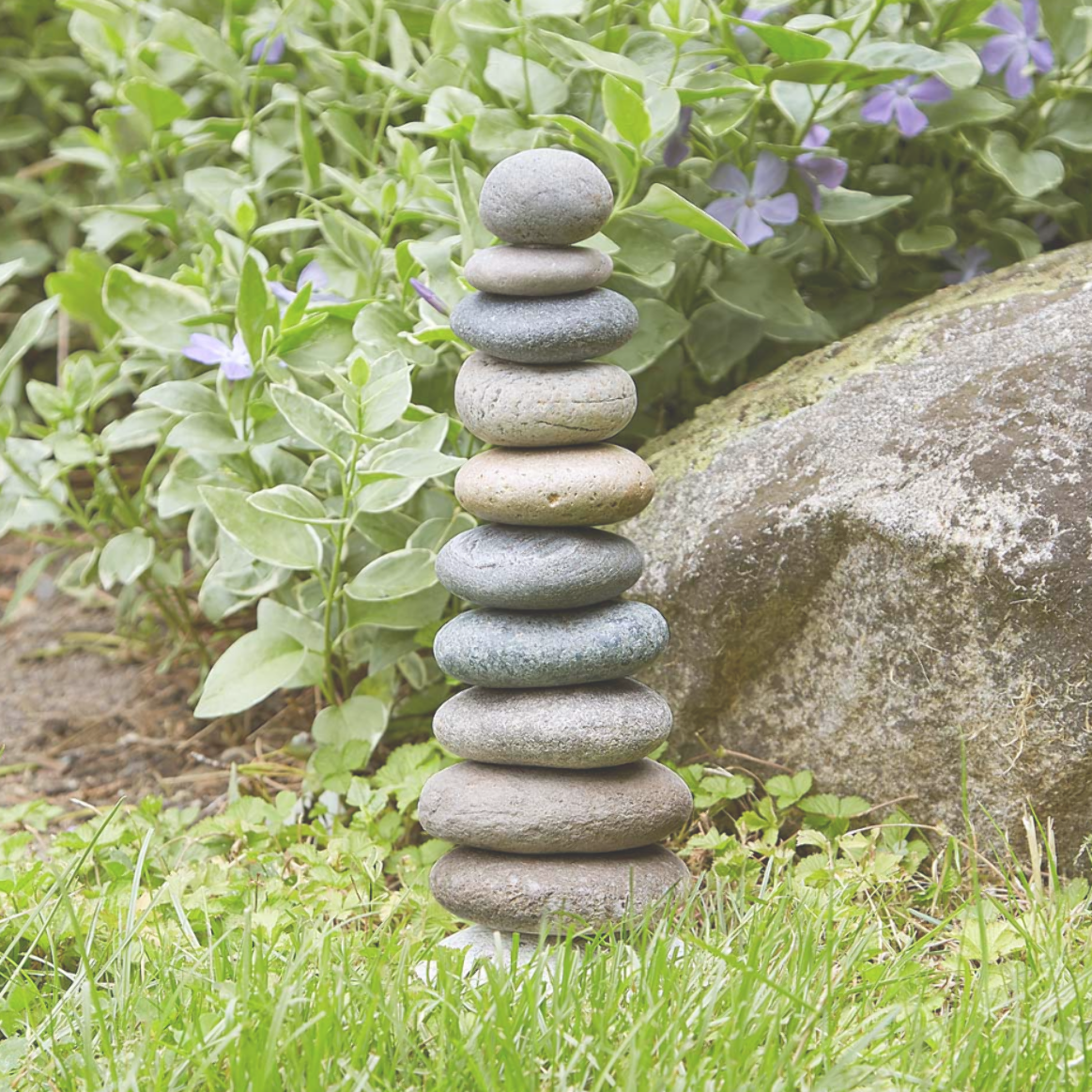 River Rock Garden Sculpture