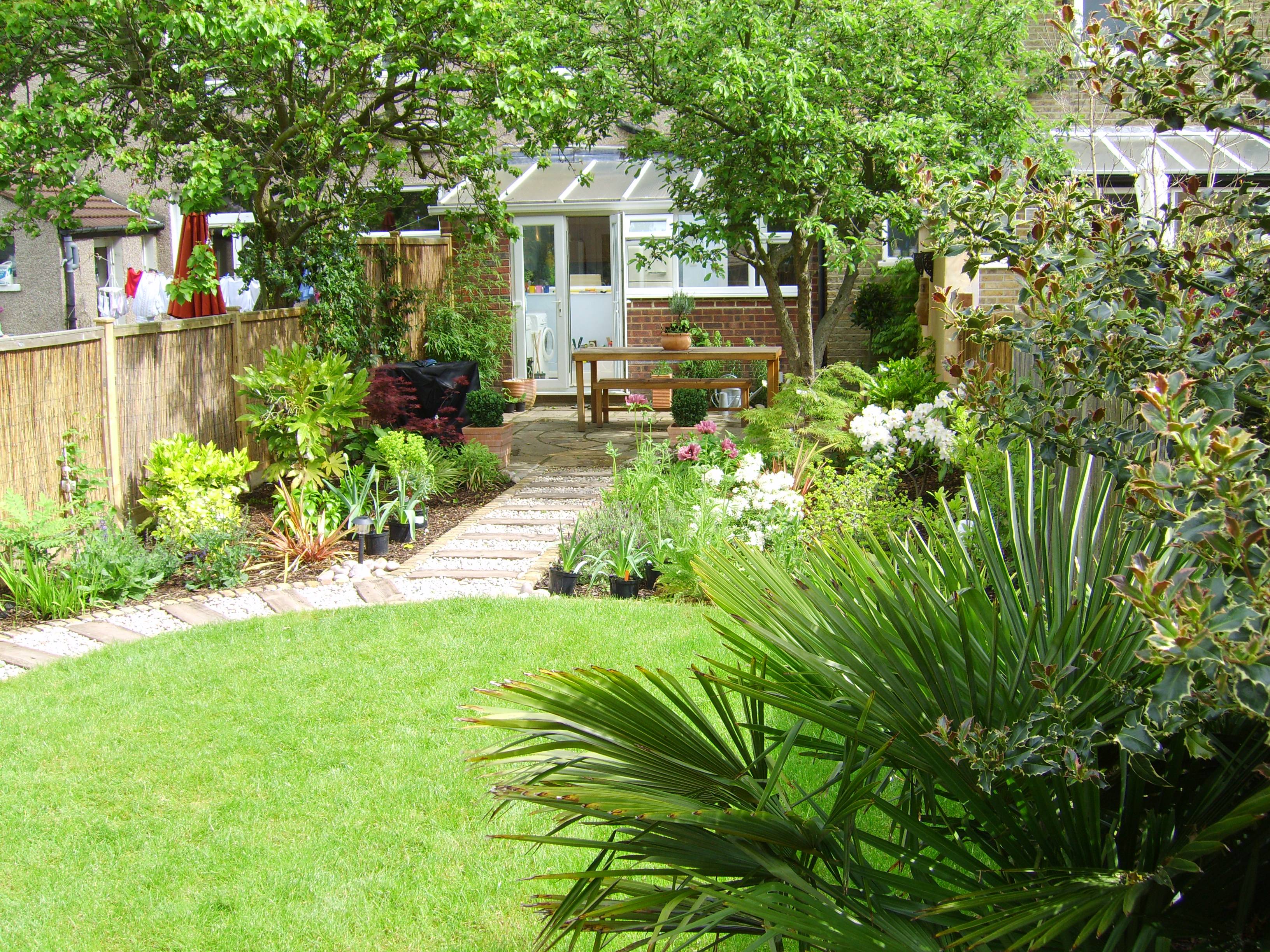 Long Narrow Garden Design Ideas Garden Shape Ideas