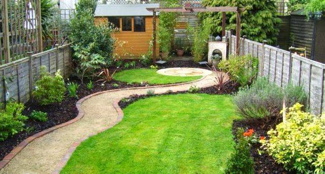 Long Thin Garden Design Ideas