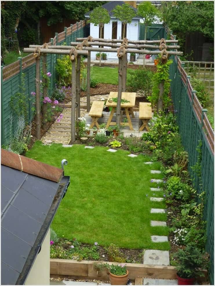 Thin Narrow Garden Design Ideas