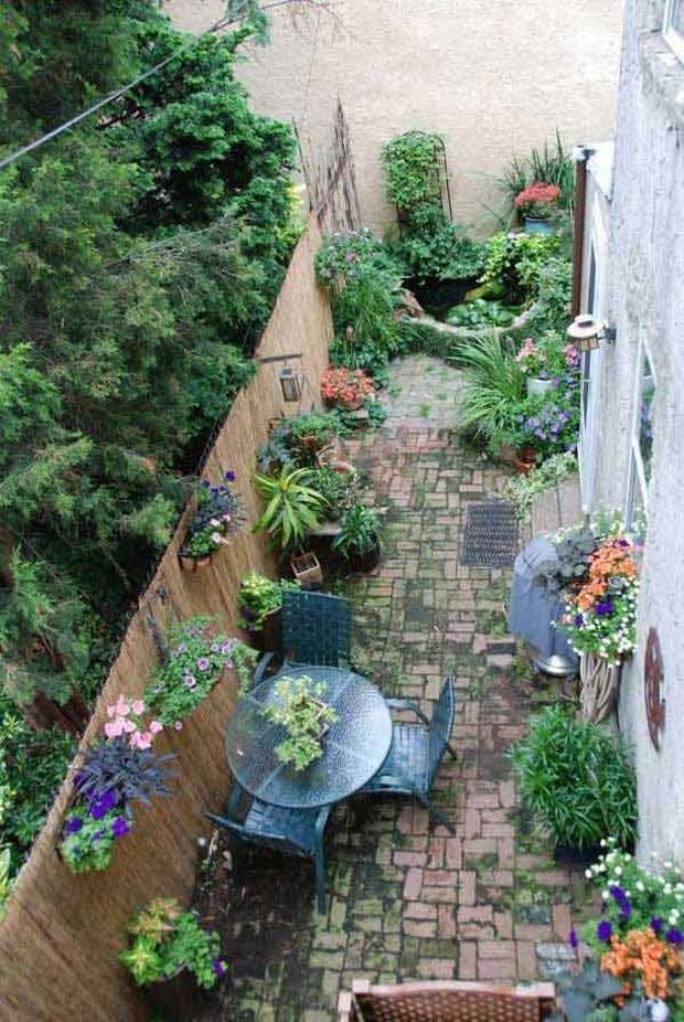 Thin Narrow Garden Design Ideas