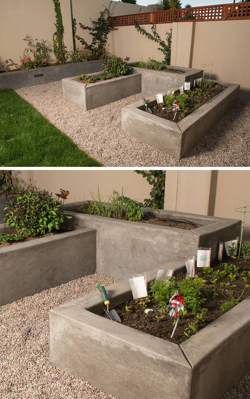 Concrete Garden Pots