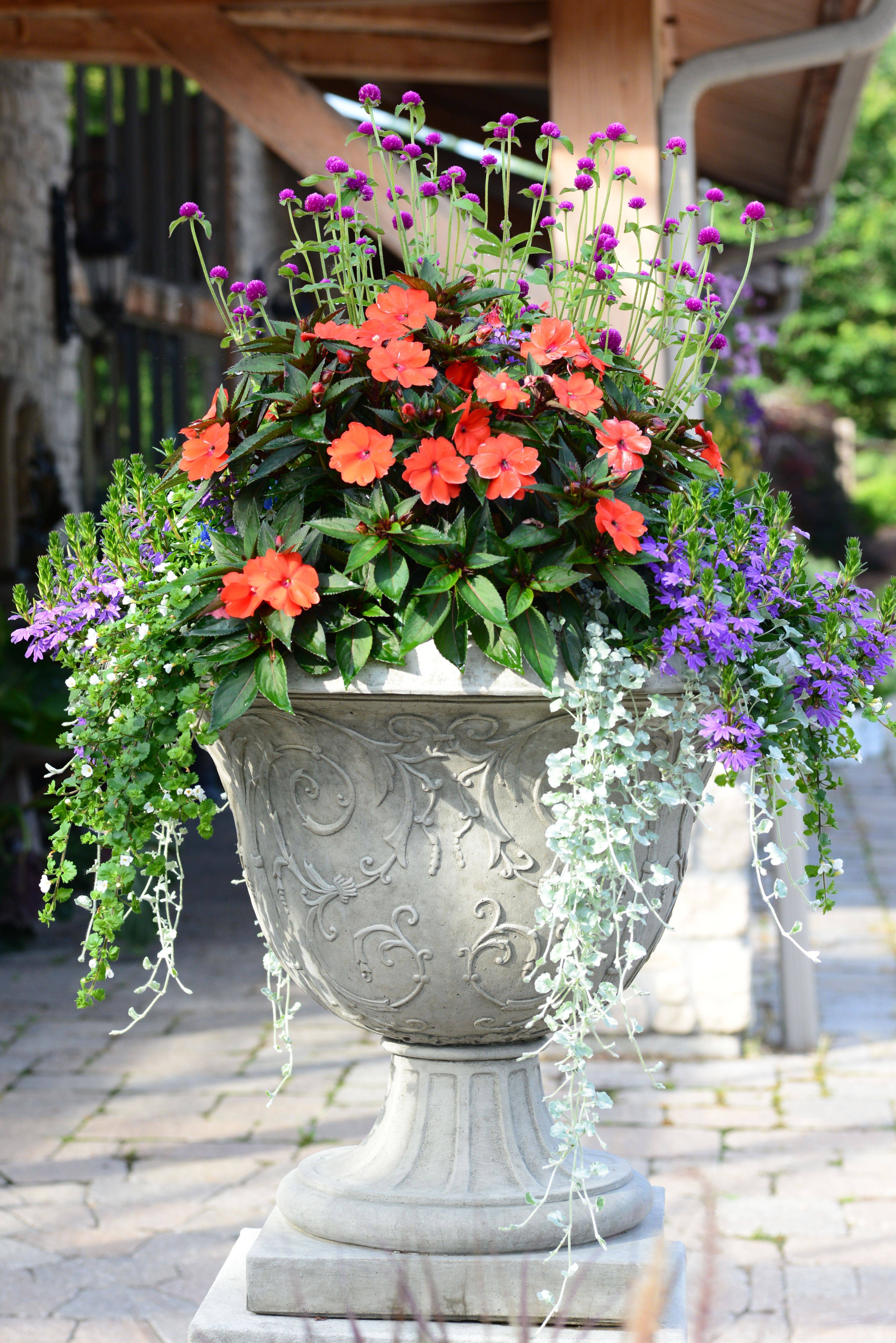Concrete Block Planter Wall