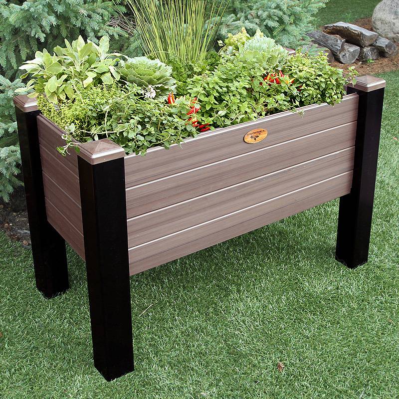 This Inexpensive Waist High Planter Box