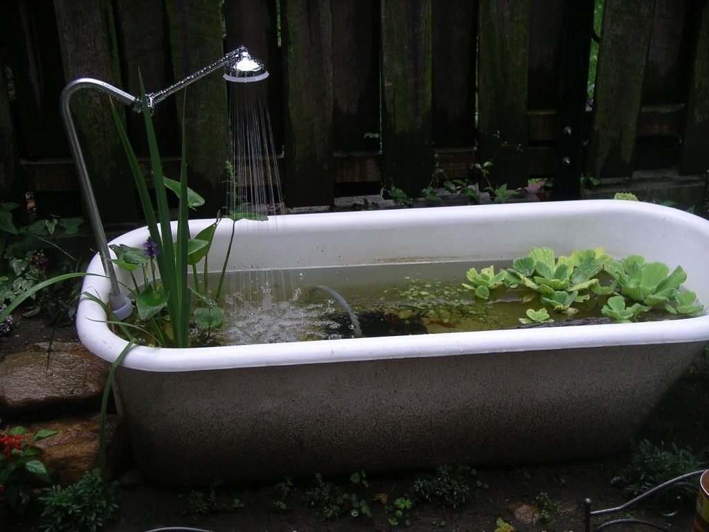 Recycle Old Bathroom Tubs