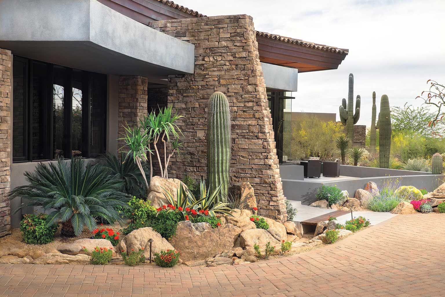 Japanese Style Torii Gate Asian Landscape Phoenix