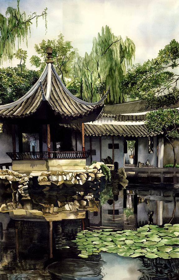 Chinese Garden Painting