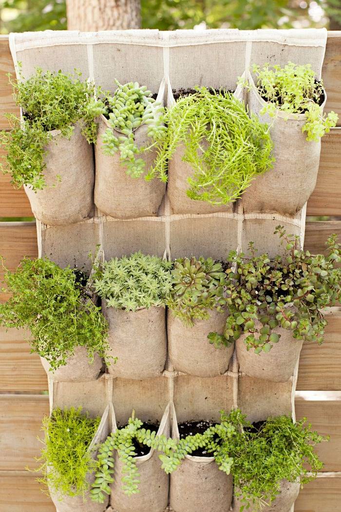 Vertical Herb And Container Garden Organic Vegetable Garden