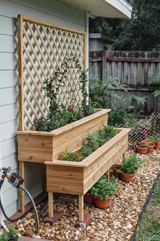 Popular Raised Garden Beds Layout Design Ideas Rustic Planters