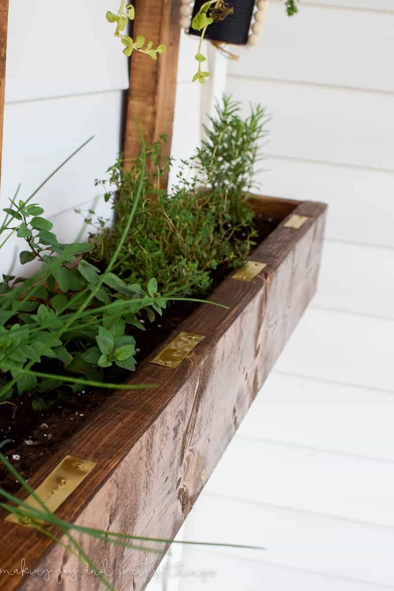 Garden Sculpture Cedar Wood Wall Planter Succulent Cuttings