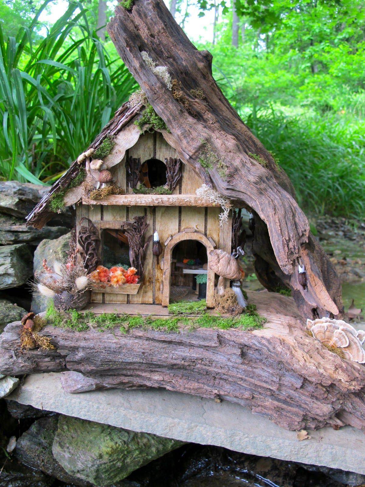 Top Diy Yard Landscaping Design Ideas Fairy Tree Houses