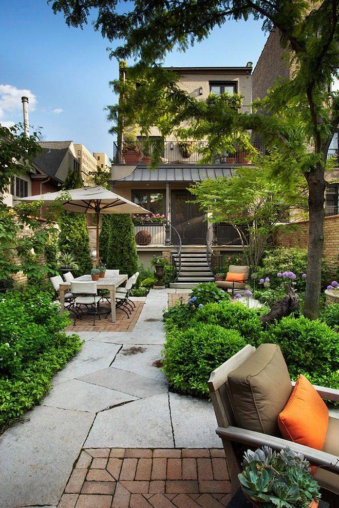 Townhouse Landscaping Small Yard Patio Ideas Inspirational Garden