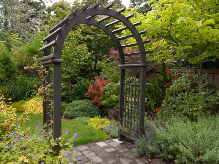 Garden Walls Inside And Out Easy Pergola Trellis Plans