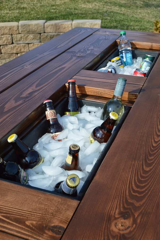 Rustic Outdoor Patio Table Design Ideas Diy