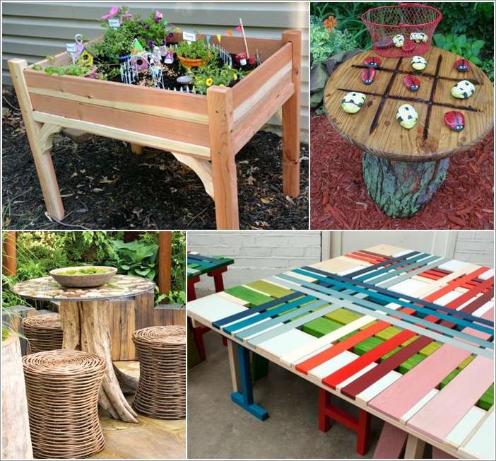 Rustic Outdoor Patio Table Design Ideas Diy